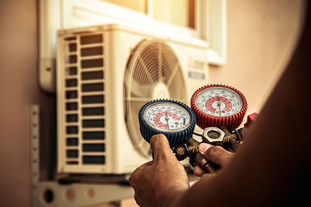 Professional Hvac technician working in Harviell, MO